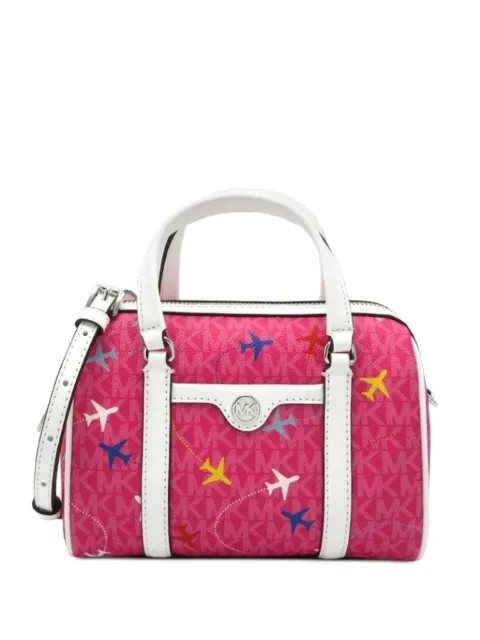 Michael Kors airplane-print tote bag Pink 35R5STFC5VDRAGONFRUIT