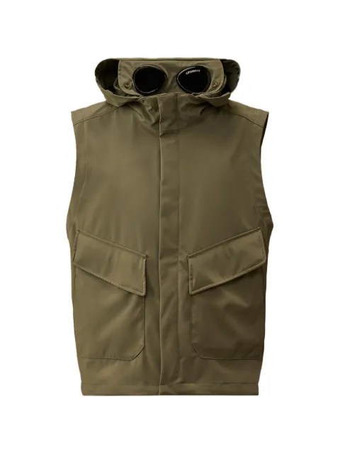 C.P. Company Shell-R Goggle gilet Green 20CMVE071A005968A668