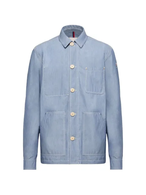 Moncler Elorn multi-pocket shirt jacket Blue L10911G00034599EY
