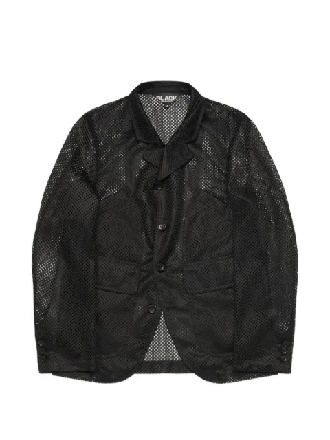 Black Comme Des Garçons notch-lapel blazer Black 1QJ008