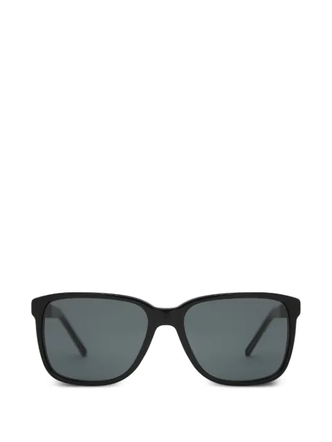 Burberry Eyewear check detail square frame sunglasses Black BE4181