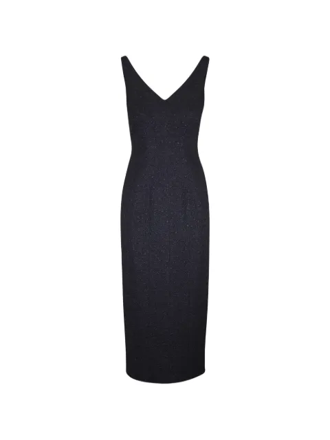 Adam Lippes V-neck sleeveless dress Black R26708