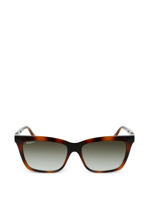 Ferragamo square full-rim sunglasses Brown SF1027S