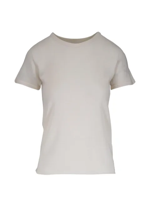 Majestic Filatures fine-knit crew-neck T-shirt Neutrals M251FPU313108