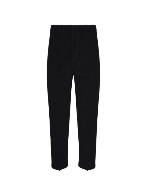 Homme Plissé Issey Miyake pleated trousers Black HP66FF18315