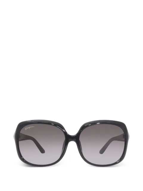 Ferragamo rectangle full-rim sunglasses Black SF739SA001