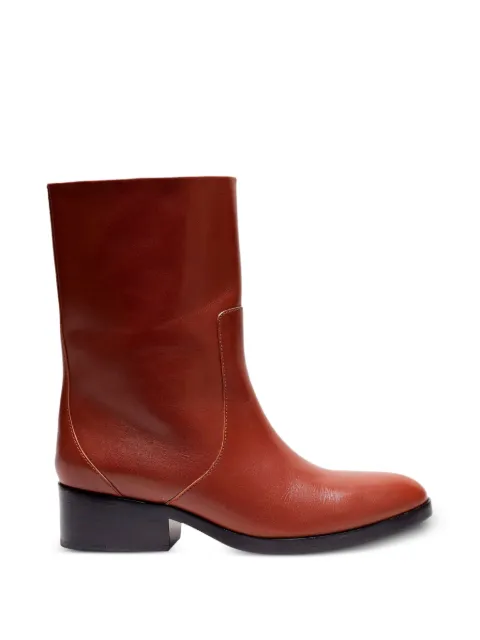 3.1 Phillip Lim Lucien zip boots Brown SP23T877SEN