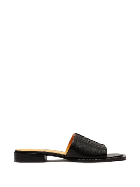LILI CURIA Vera lace-up sandals Black LC82000