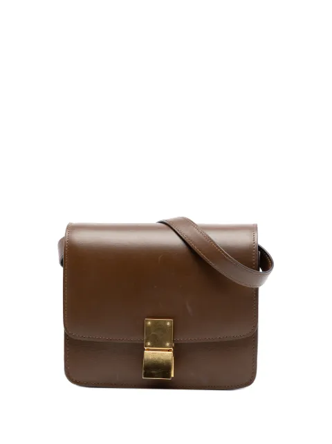 Celine Pre-Owned 2019 Small Calfskin Classic Box crossbody bag Brown ANLX4B7WT5UU3LGL