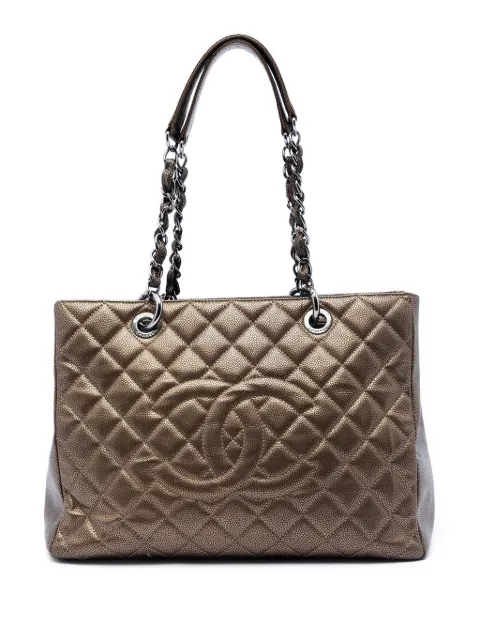 CHANEL Pre-Owned 2011 Metallic Caviar Grand Shopping tote bag Brown U9IPTVYGDIGMJ2SM