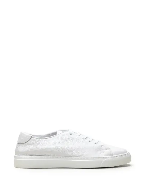 CHUCKIES pebbled-leather sneakers White DORIANO