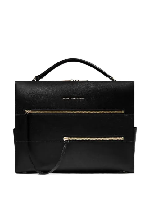 PIQUADRO leather laptop bag Black CA6774W140