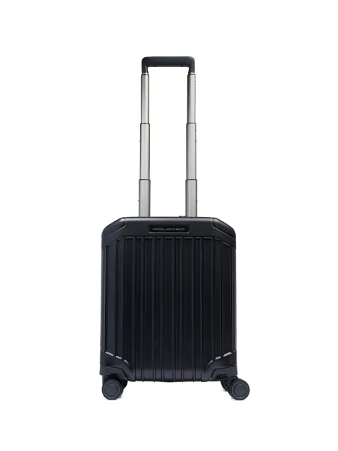 PIQUADRO ribbed carry-on suitcase Black BV6701PQL