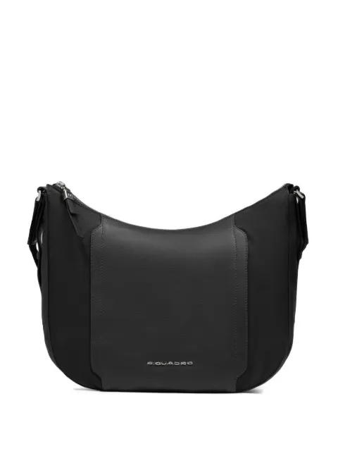 PIQUADRO leather-panelled shoulder bag Black BD6657W92T