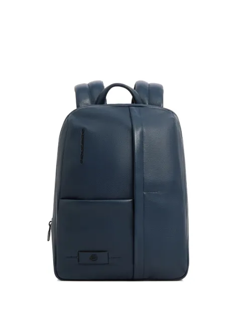 PIQUADRO expandable leather backpack Blue CA7054W137