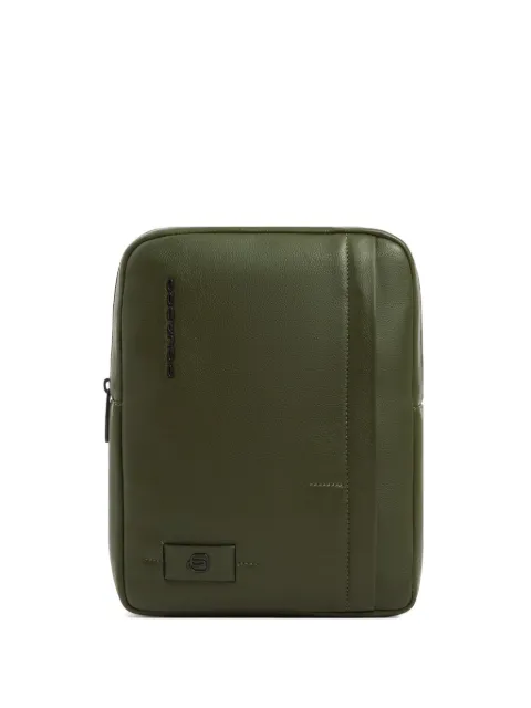 PIQUADRO small Russel leather cross body bag Green CA3084W137