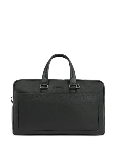 PIQUADRO logo-plaque duffel bag Black BV5407MOS