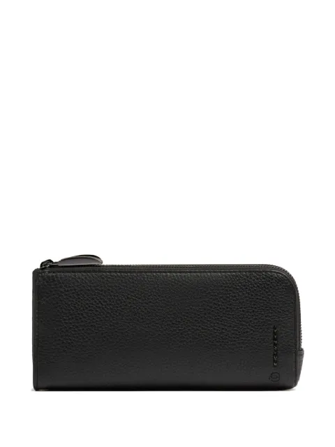 PIQUADRO grained-leather clutch bag Black AC7037MOS