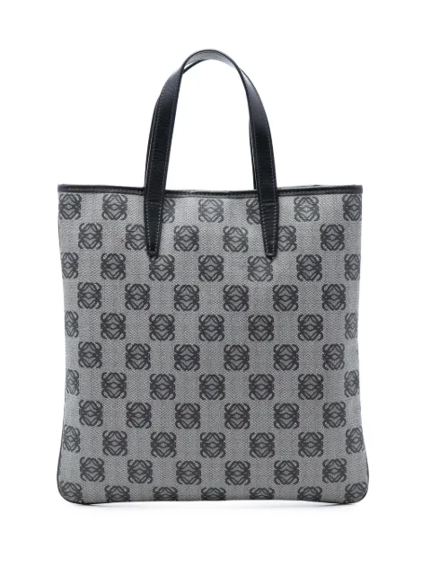 Loewe Pre-Owned 2010 Anagram Coated Canvas tote bag Grey 54YKU710QZ2C5NQO