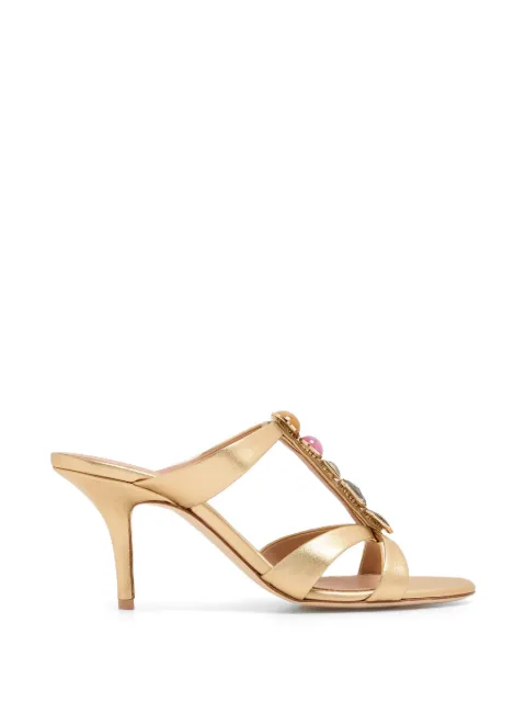 Malone Souliers Simi jewelled heeled sandals Gold SIMI702