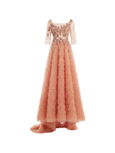 Gattinolli by Marwan Naila gown dress Orange GAD4993