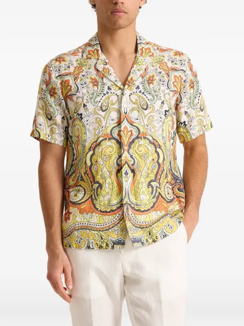 Orlebar Brown Maitan linen shirt Neutrals 282468