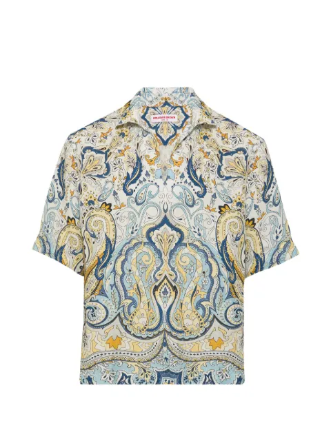 Orlebar Brown Vincent paisley-print shirt Neutrals 282492