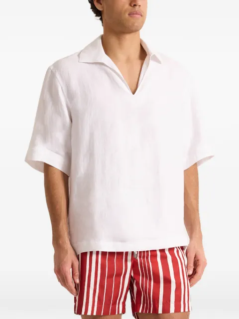 Orlebar Brown Vincent linen T-shirt White 282491