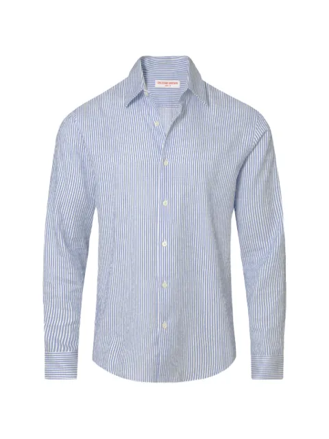 Orlebar Brown Giles striped shirt Blue 282451