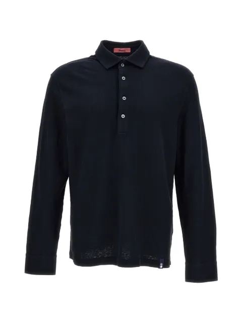 Drumohr long-sleeve polo shirt Blue DTL308B795