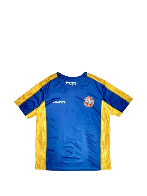 Travis Scott Colombia number-print T-shirt Blue TSUC59