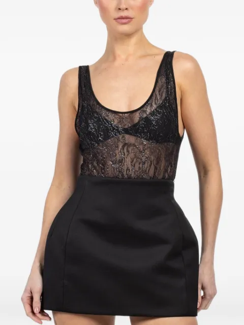 WARDROBE.NYC lace tank bodysuit Black W1119S25ME