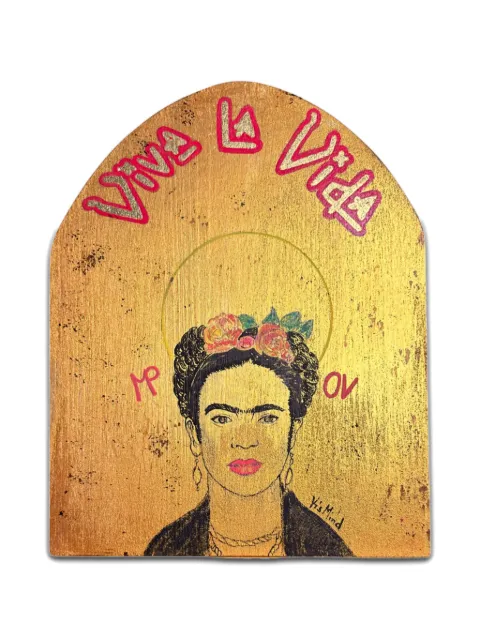 Vj’s Mind Icone FRIDA SHOWbiz wall painting Gold 999F21