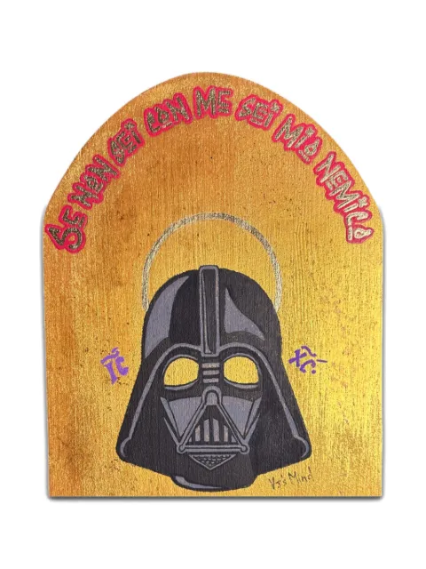 Vj’s Mind Icone Darth SHOWbiz wall painting Gold 999F12