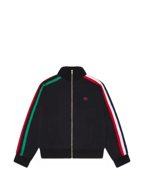 Denim Tears stripe-detail jacket Black DT580