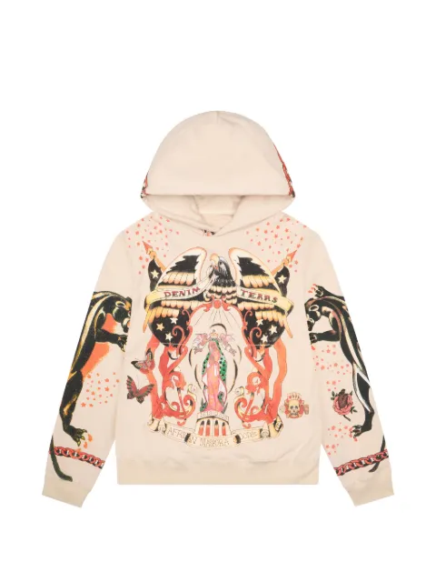 Denim Tears Tattoo Pullover Hoodie "Cream" Neutrals DT579