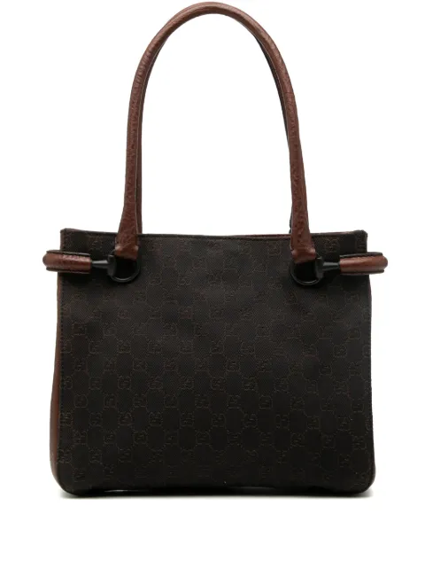 Gucci Pre-Owned 2000-2015 GG Denim shoulder bag Brown NCMW4MJHMYVFK9GM