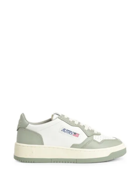 Autry embroidered logo medalist leather sneakers Grey AULWWB65