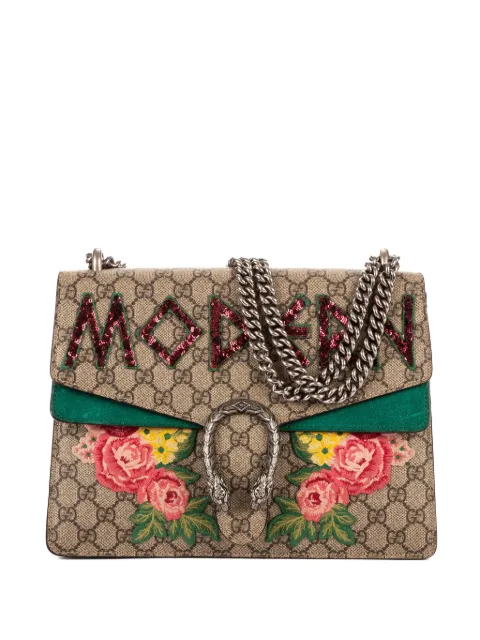 Gucci Pre-Owned Dionysus floral-print shoulder bag Neutrals 403348525040