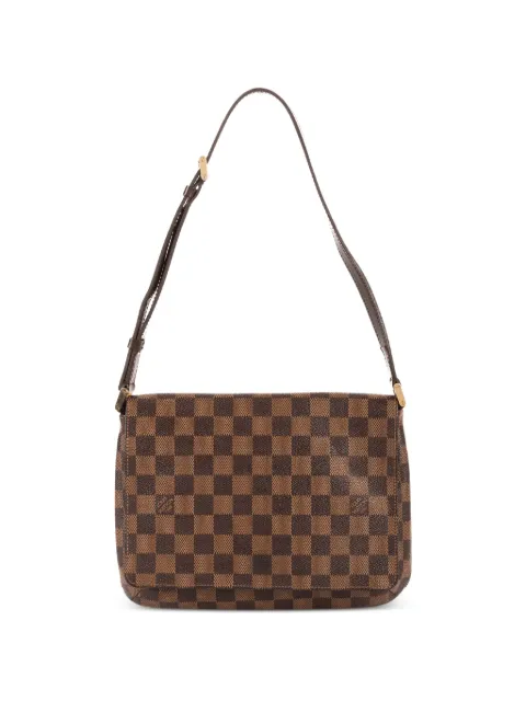 Louis Vuitton Pre-Owned Damier Ebene Musette Tango shoulder bag Brown LM0092