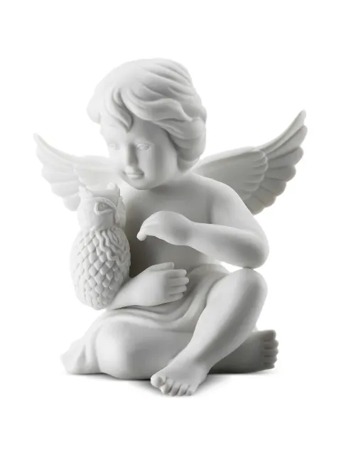 Rosenthal Angel with Owl porcelain statuette White 186905600010290528