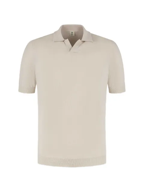 Luigi Borrelli short-sleeve collared T-shirt Neutrals 16KN1015100132