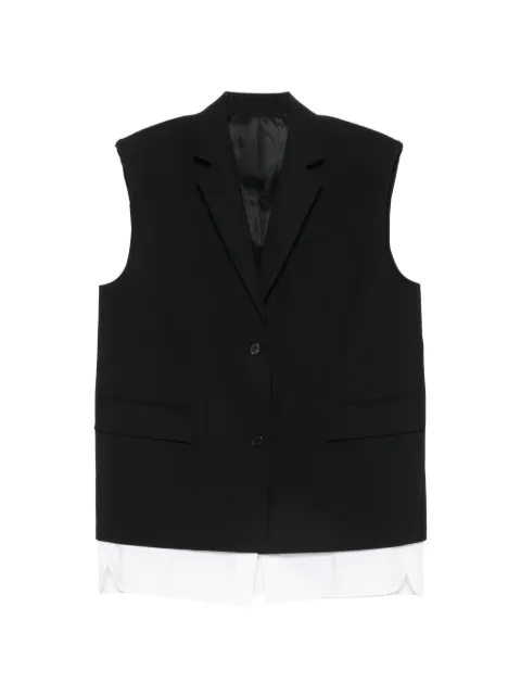 Juun.J buttoned sleeveless waistcoat Black JW6511W505