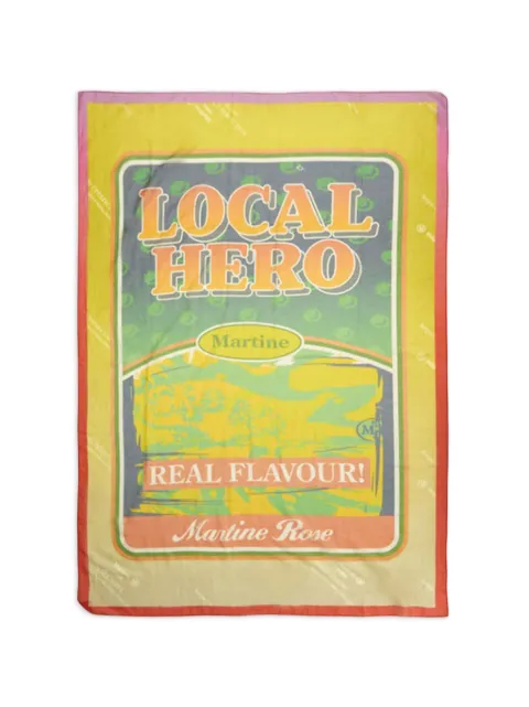 Martine Rose Local Hero patterned pareo Yellow 1195WS27308