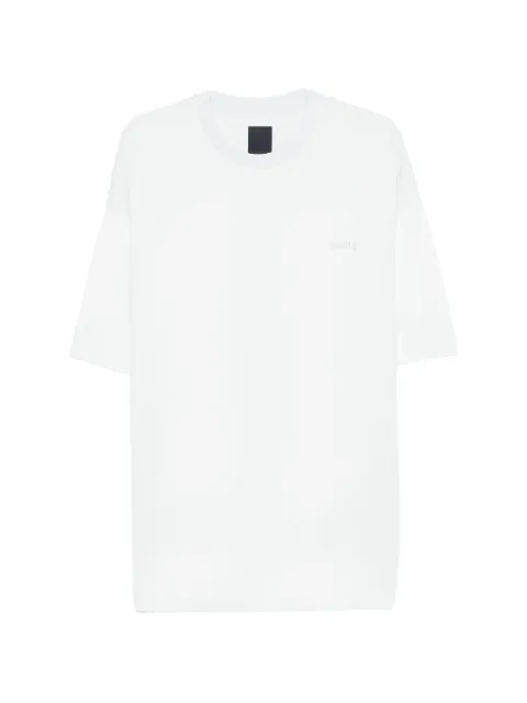 Juun.J floral-print logo-embroidered T-shirt Blue JC6342P730