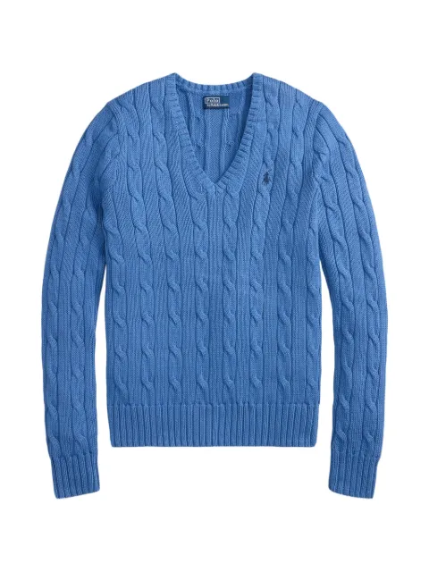 Polo Ralph Lauren V-neck cotton sweater Blue 211971870512