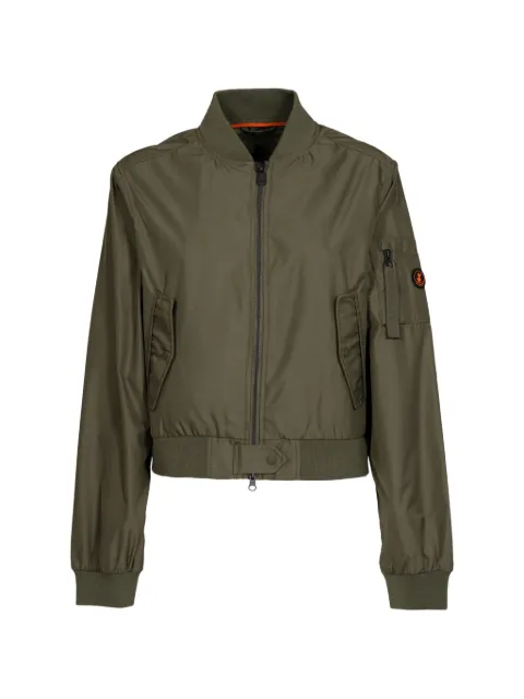 Save The Duck zip-up bomber jacket Green D32703WTWIL22