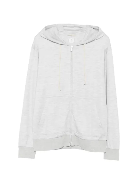 Eleventy zip-fastening hoodie Grey M75FELK23TES0K034