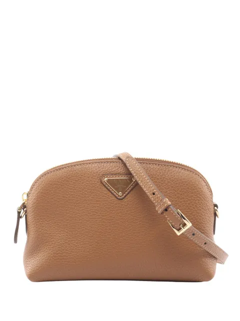Prada Pre-Owned 2010-2026 Vitello Daino Soft shoulder bag Brown MD97RQ0IKH9YQILK