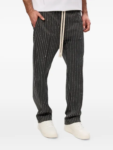 HAMZA 247 striped trousers Grey 247STRIPEDPANTS